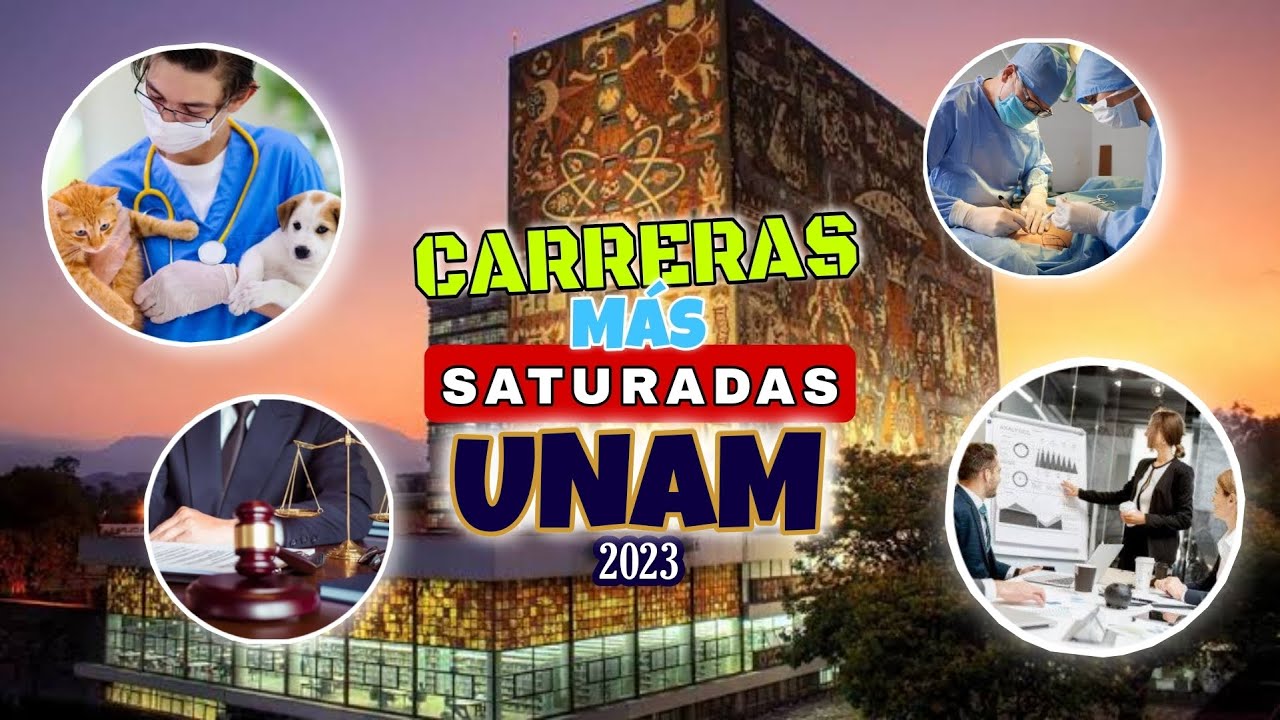 carreras más saturadas de la UNAM 2023